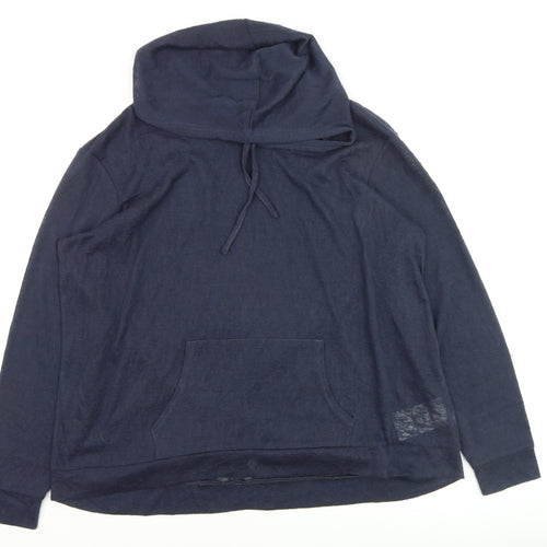 Weatherproof Men's Blue XL Pullover Hoodie Lightweight Knit
