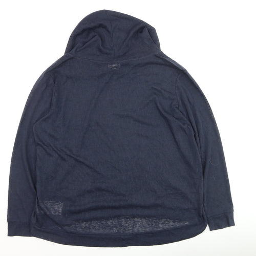 Weatherproof Men's Blue XL Pullover Hoodie Lightweight Knit