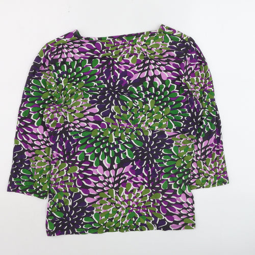 Kaliko Womens Multicoloured Floral Viscose Tunic Blouse Size 14