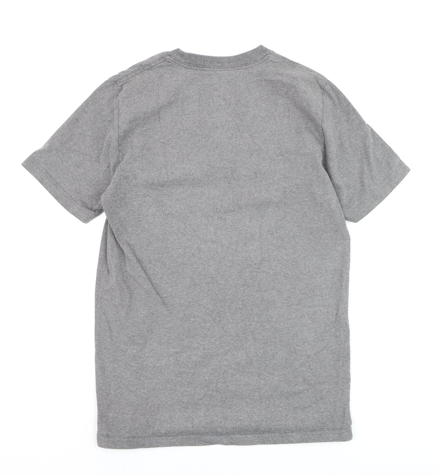 Carhartt Men's Grey S/S College Script T-Shirt Small