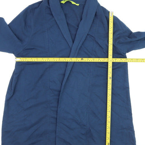 Mountain Warehouse Womens Blue Shawl Collar Blazer UK 12 Stretch Jersey