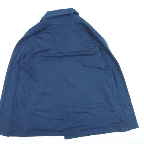 Mountain Warehouse Womens Blue Shawl Collar Blazer UK 12 Stretch Jersey