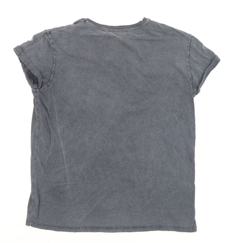 Iron Maiden Women's Grey Graphic Rock T-Shirt Size 14