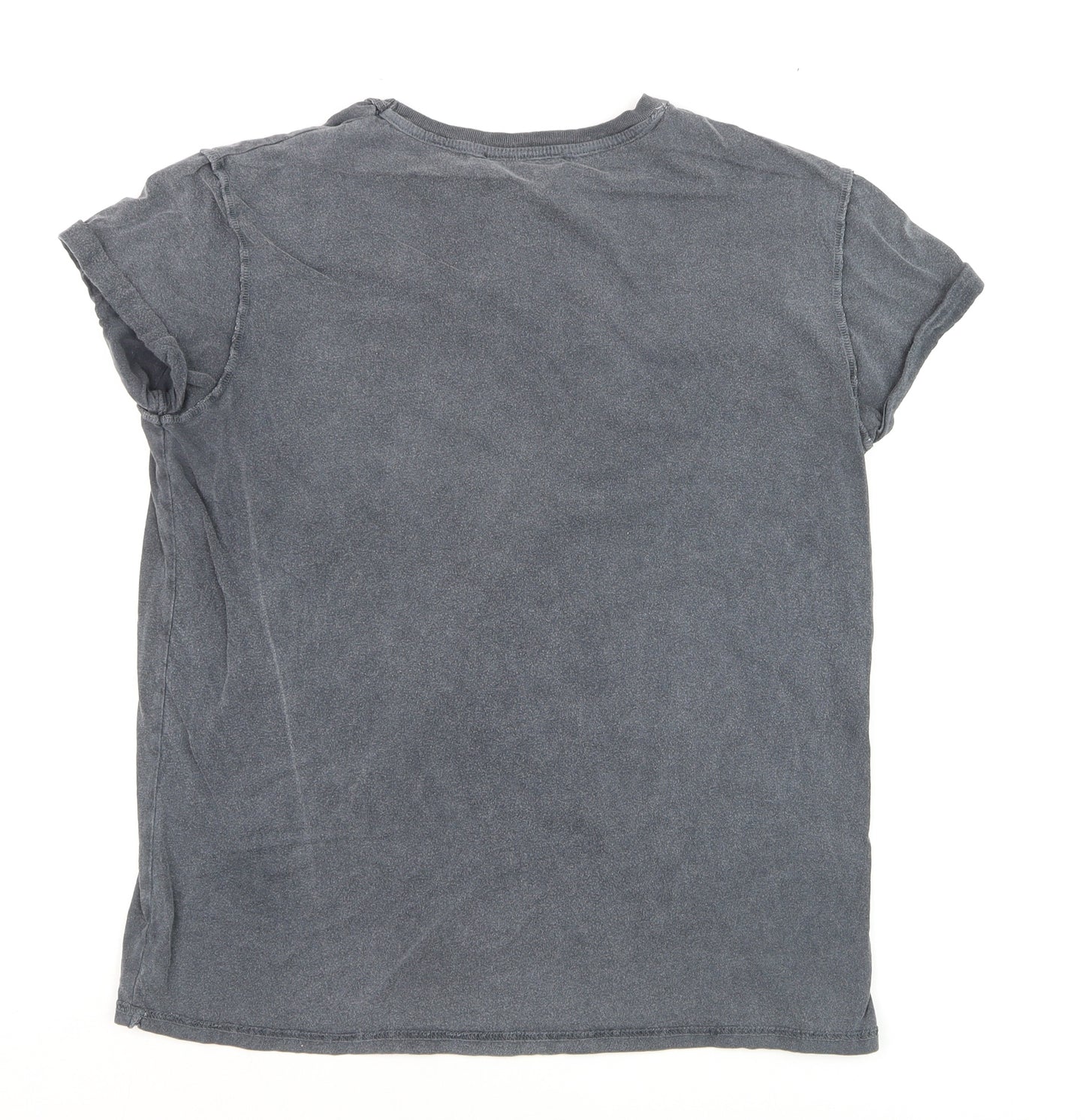 Iron Maiden Women's Grey Graphic Rock T-Shirt Size 14