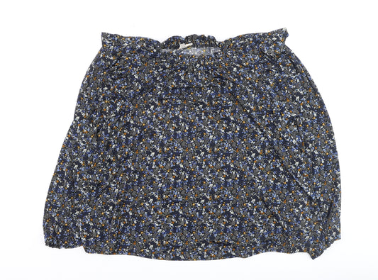 Fat Face Women’s Multicoloured Floral Off Shoulder Tunic Blouse Size L