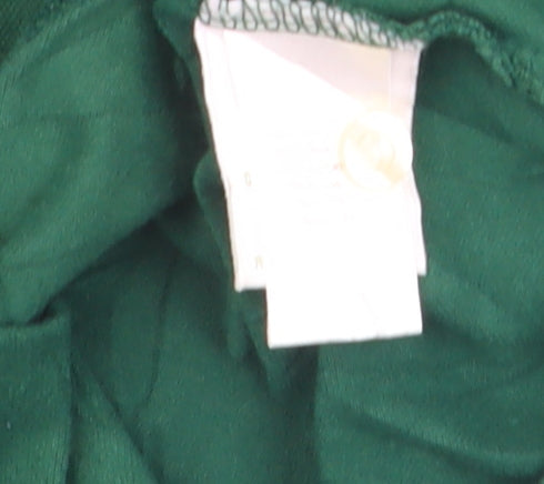 Lacoste Mens Green Short Sleeve Cotton Polo Shirt Size M