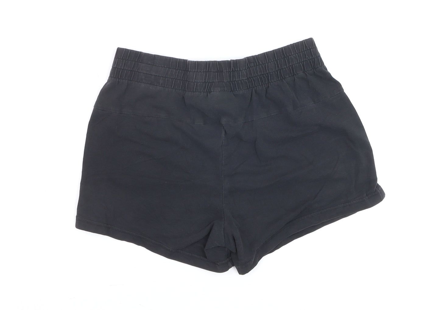 Adidas Girls Black Cotton Blend Athletic Shorts Size 8-9 Years