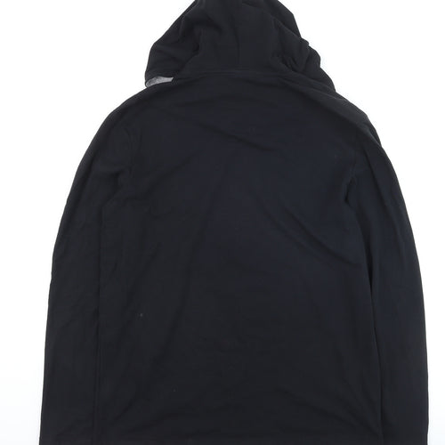 Hugo Boss Men's Black Pullover Hoodie M Logo Classic Style