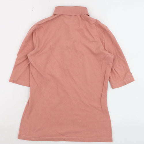 Lacoste Men’s Slim Fit Pink Cotton Stretch Polo Shirt Size S