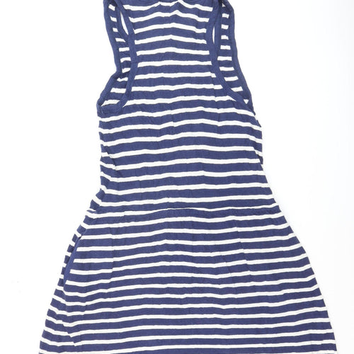 GAP Women’s Blue Striped Linen Cotton Tank Dress M
