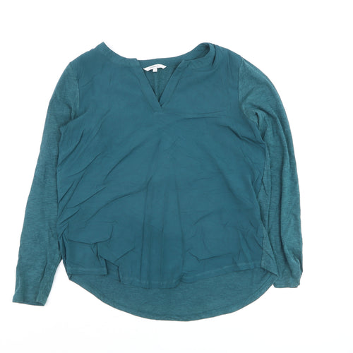 Sandwich Women's Green Tunic Blouse Long Sleeve Size S
