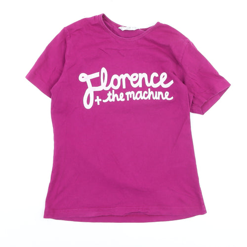 Kustom Kit Womens Pink Florence + The Machine Tour T-Shirt Size 8