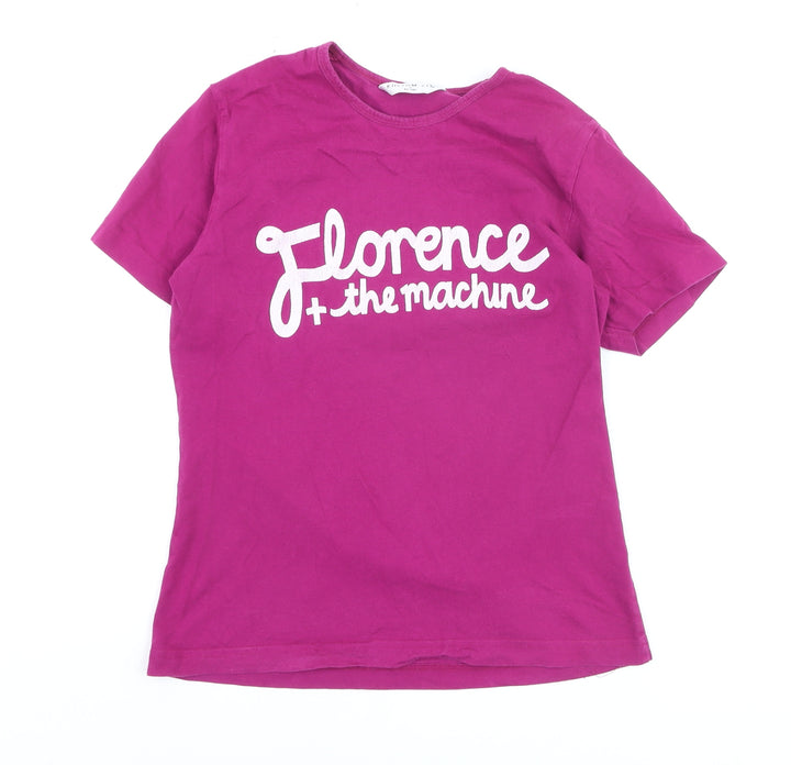 Kustom Kit Womens Pink Florence + The Machine Tour T-Shirt Size 8