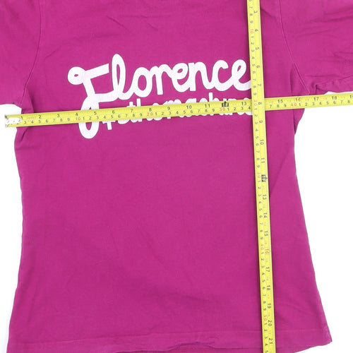 Kustom Kit Womens Pink Florence + The Machine Tour T-Shirt Size 8