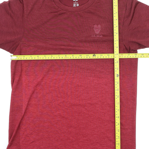 Uniqlo Marvel Iron Man Red Men's Small Active T-Shirt