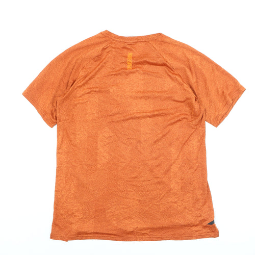 Gymshark Men's Orange Athletic Fit Short Sleeve Performance T-Shirt M