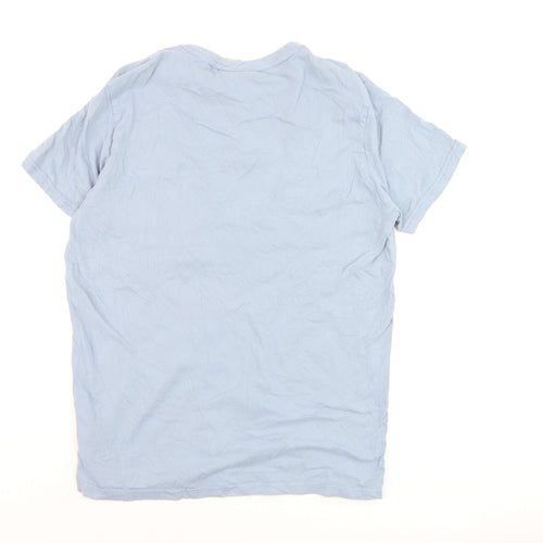 Petrol Industries Men's Blue L Graphic Motorcycle T-Shirt