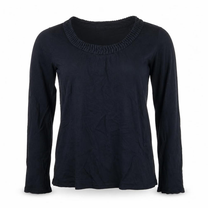 Gap Womens Black Long Sleeve Cotton Jersey T-Shirt XS