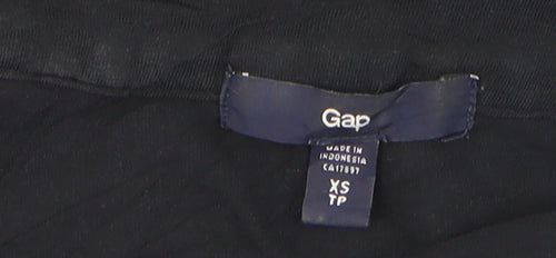 Gap Womens Black Long Sleeve Cotton Jersey T-Shirt XS
