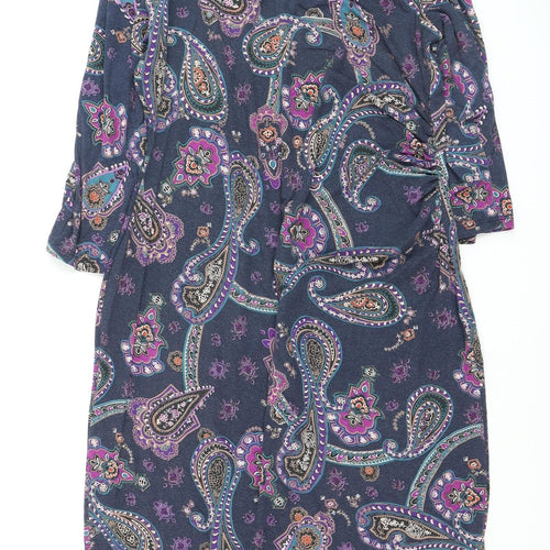 Marks and Spencer Per Una Women’s Multicoloured Paisley Shift Dress Size 14