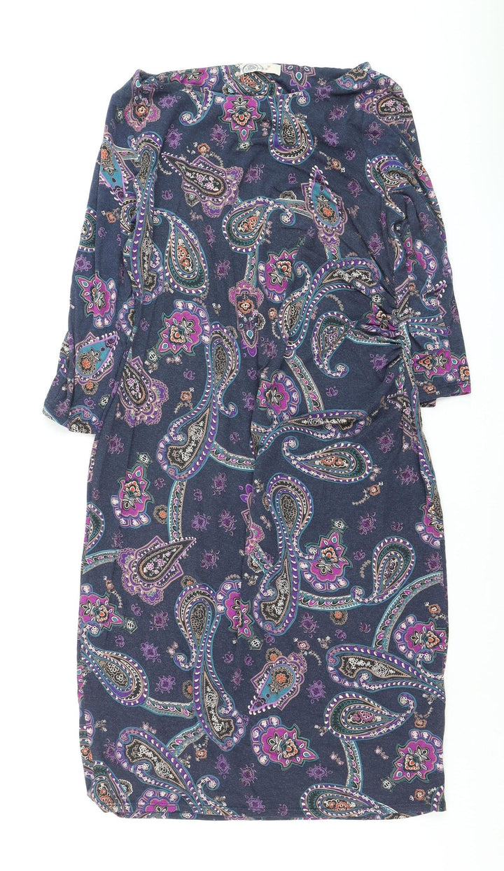 Marks and Spencer Per Una Women’s Multicoloured Paisley Shift Dress Size 14