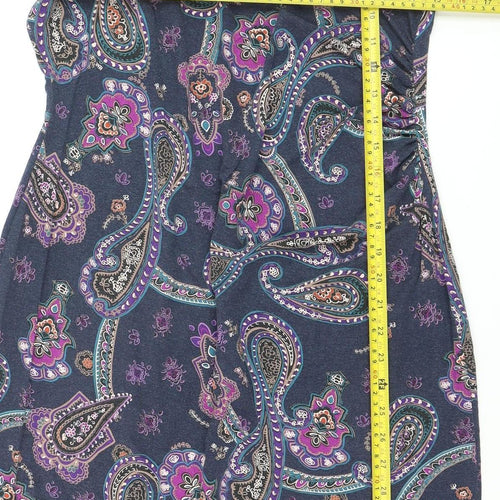 Marks and Spencer Per Una Women’s Multicoloured Paisley Shift Dress Size 14