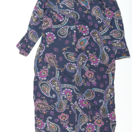 Marks and Spencer Per Una Women’s Multicoloured Paisley Shift Dress Size 14