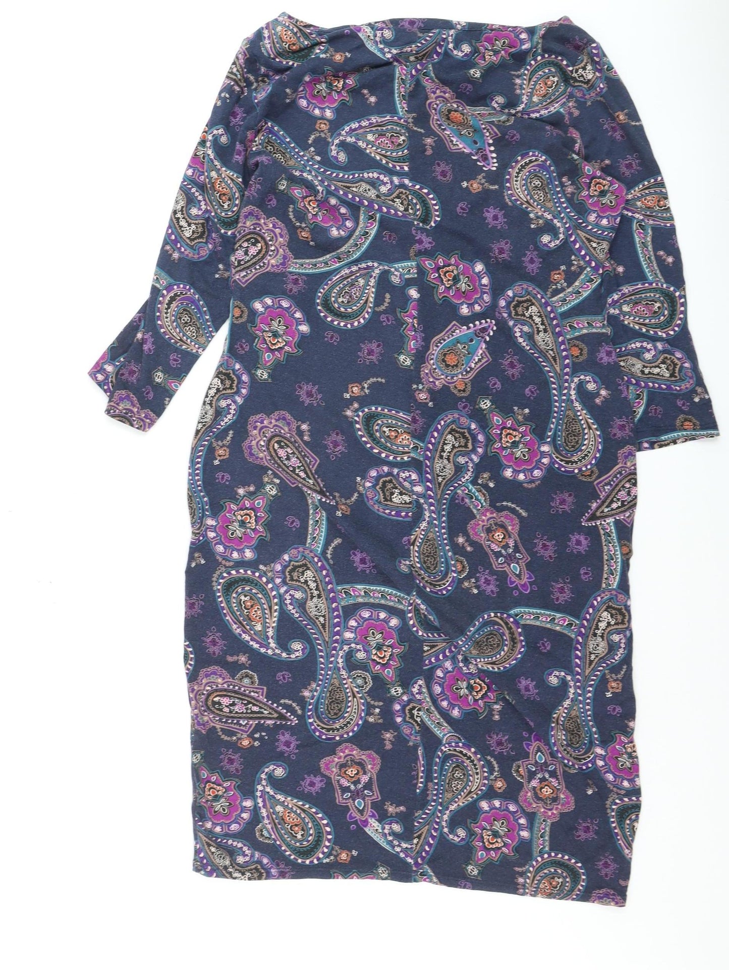 Marks and Spencer Per Una Women’s Multicoloured Paisley Shift Dress Size 14