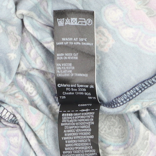 Marks and Spencer Per Una Women’s Multicoloured Paisley Shift Dress Size 14
