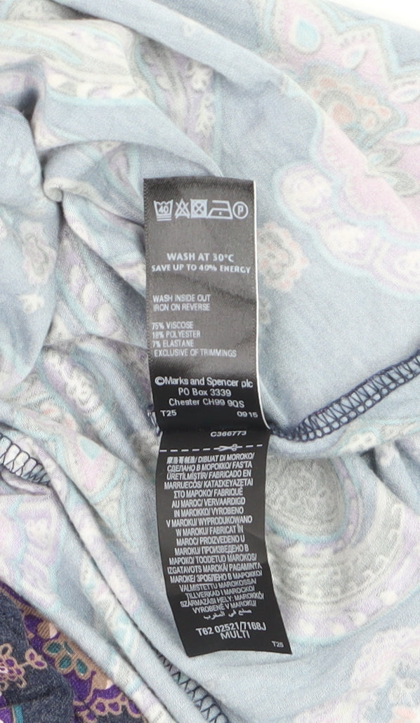 Marks and Spencer Per Una Women’s Multicoloured Paisley Shift Dress Size 14