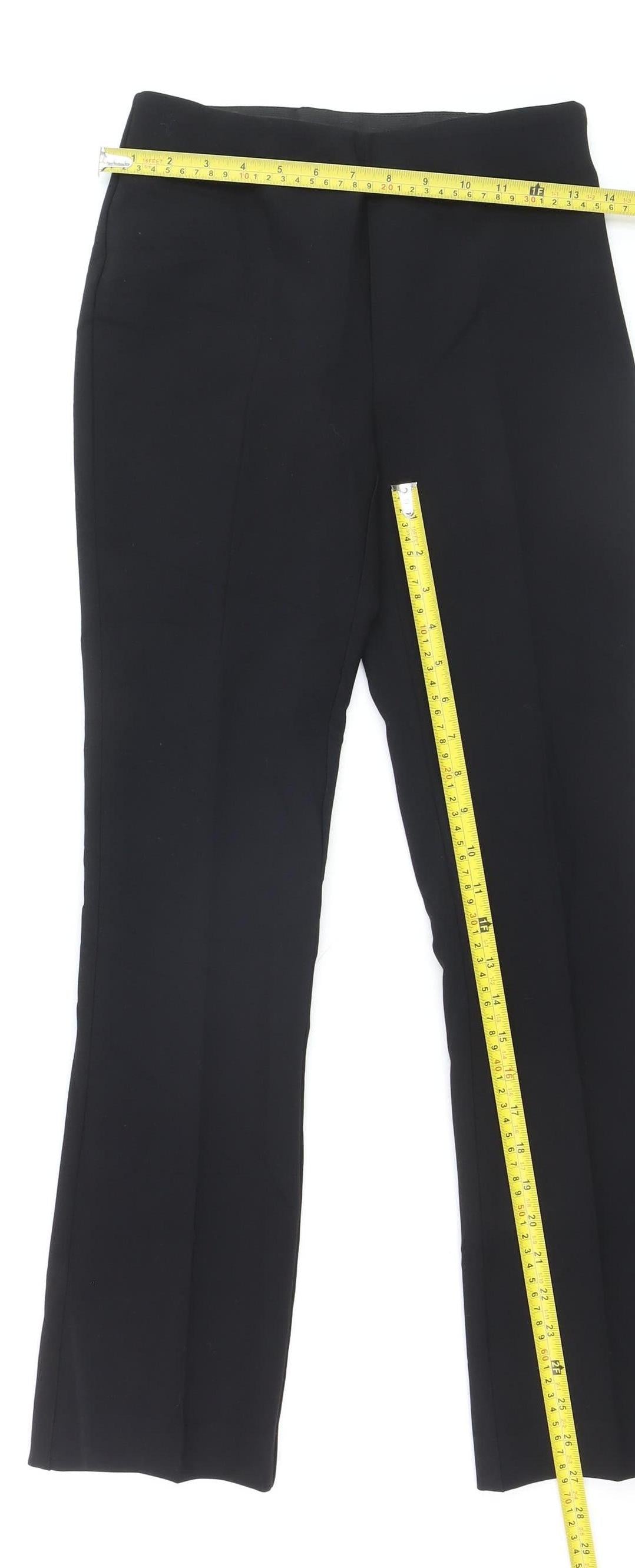 MNG Women's Black Slim Fit Tailored Dress Pants Size 4