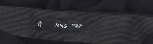 MNG Women's Black Slim Fit Tailored Dress Pants Size 4