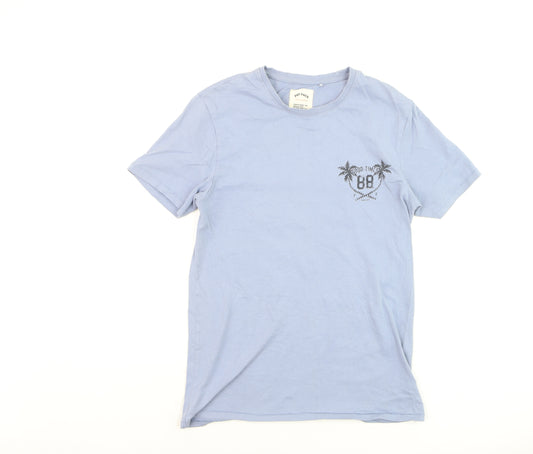 Fat Face Men's Blue XS Graphic Beach T-Shirt Cotton Short Sleeve