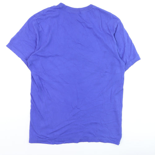 Nike Men's Blue Beach Graphic Print T-Shirt Size M