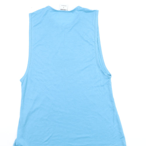Gymshark Men Blue Sleeveless Tank Top S Athletic Fit