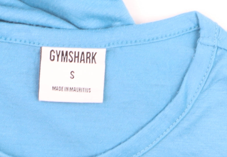 Gymshark Men Blue Sleeveless Tank Top S Athletic Fit