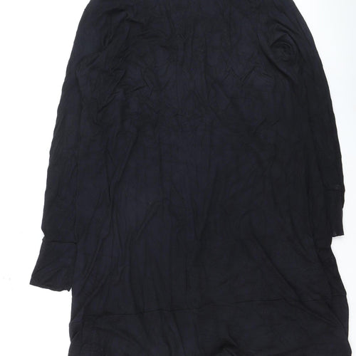 Marks and Spencer Women Black Size 18 High Neck Long Sleeve Tunic Jumper