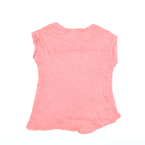 Next Women's Pink Basic Cotton T-Shirt Size 12
