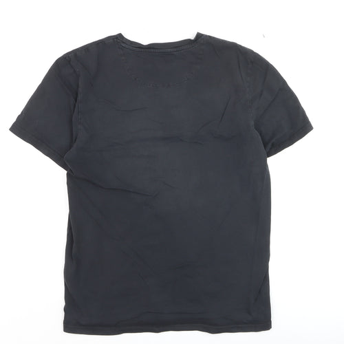 Lyle & Scott Mens Black Cotton Polo Shirt L Short Sleeve Classic Fit