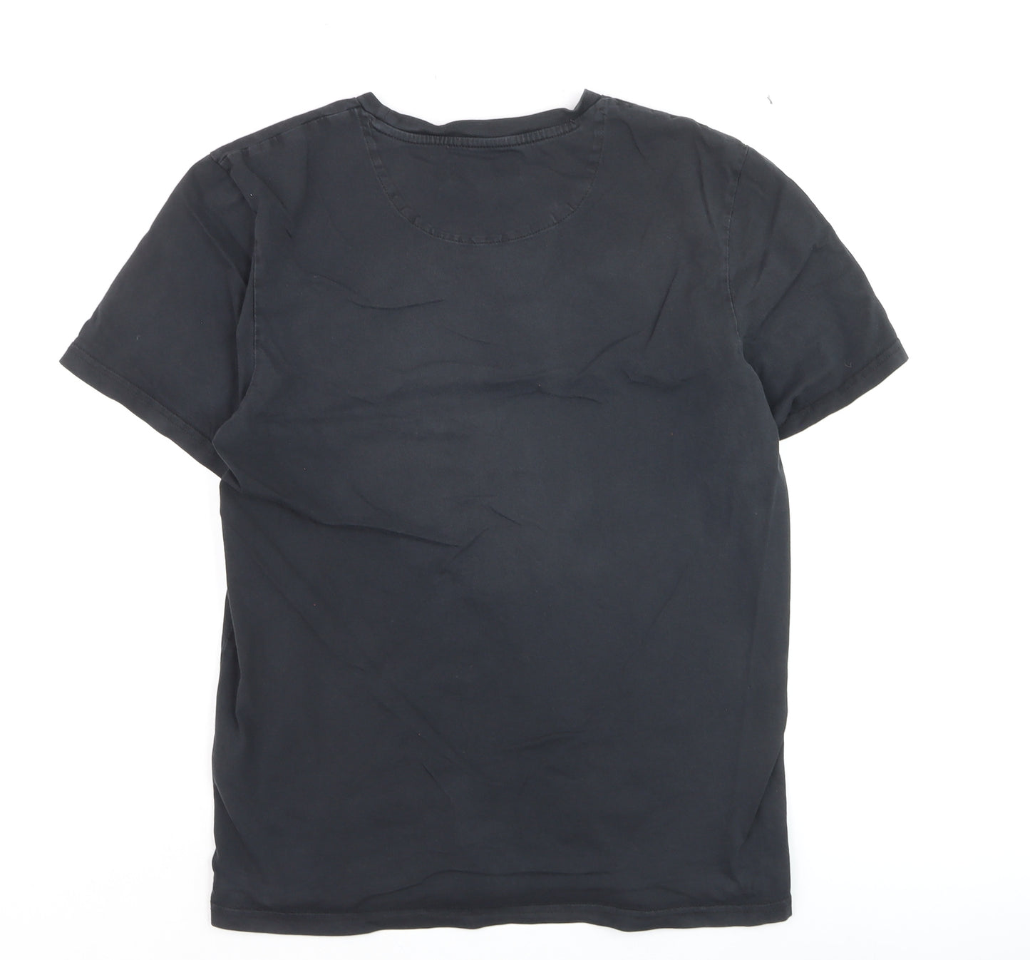 Lyle & Scott Mens Black Cotton Polo Shirt L Short Sleeve Classic Fit