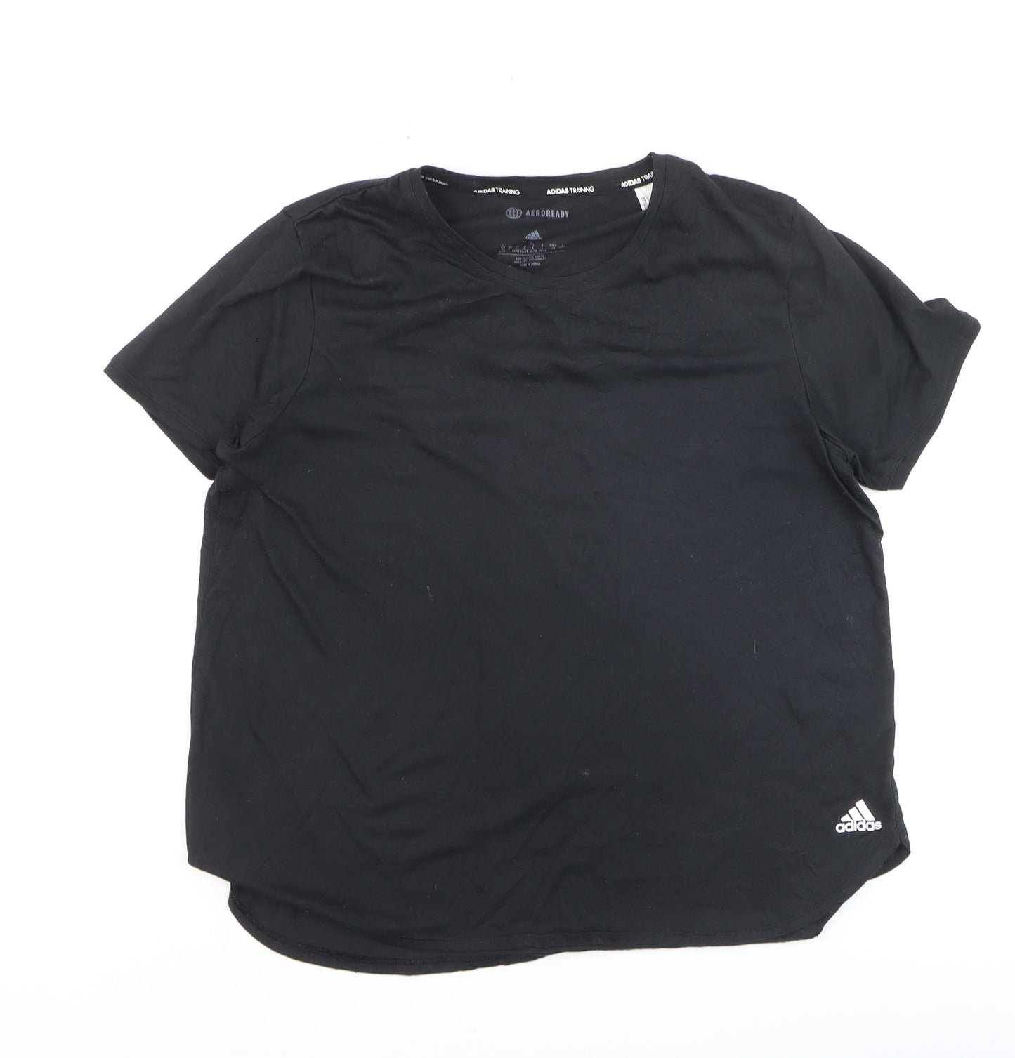 Adidas Womens Black Aeroready Training T-Shirt Size L