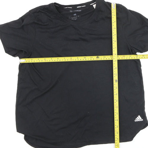 Adidas Womens Black Aeroready Training T-Shirt Size L