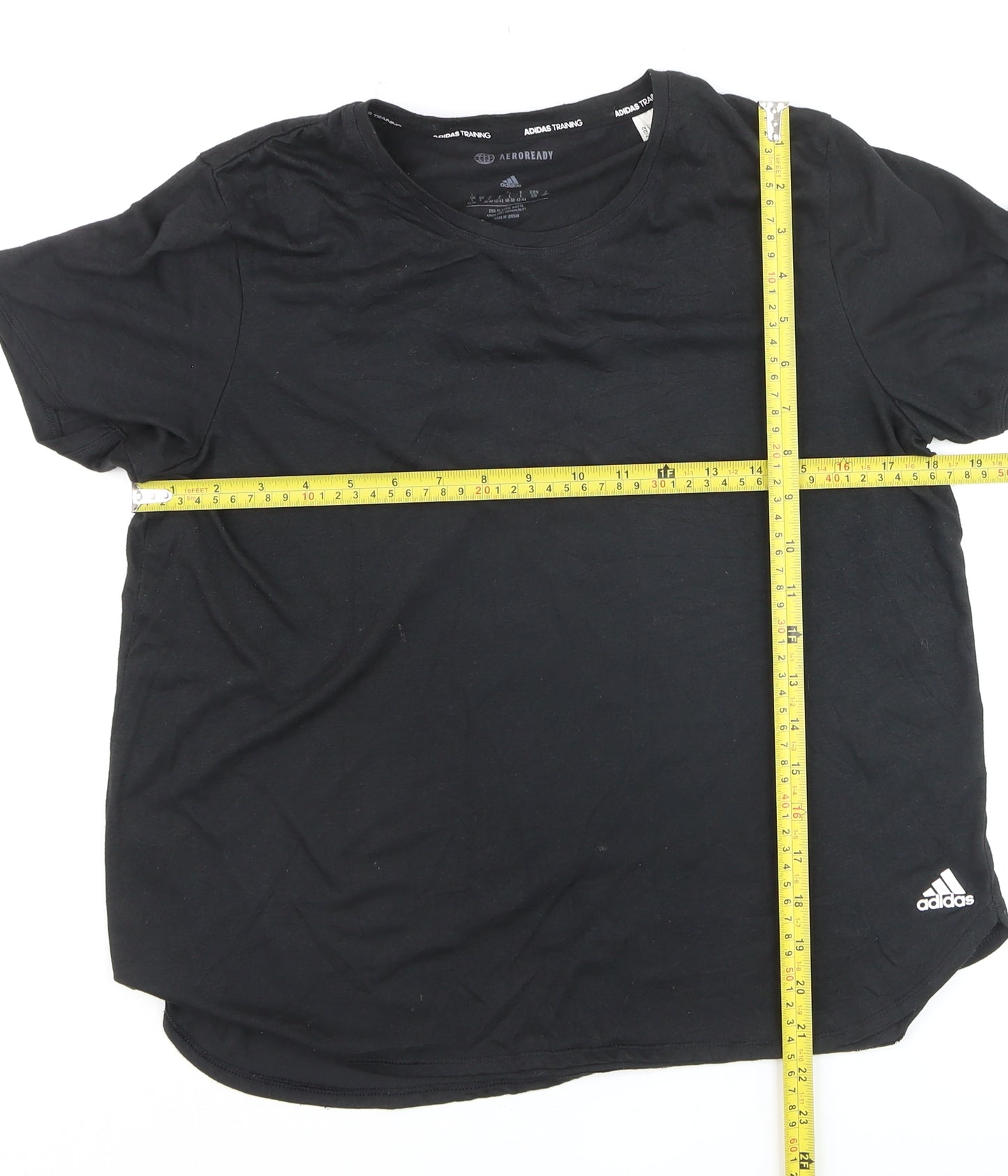 Adidas Womens Black Aeroready Training T-Shirt Size L