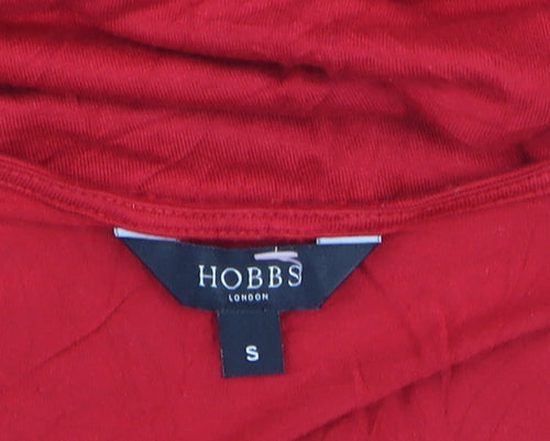 Hobbs Women’s Red 3/4 Sleeve Scoop Neck Stretch Top S