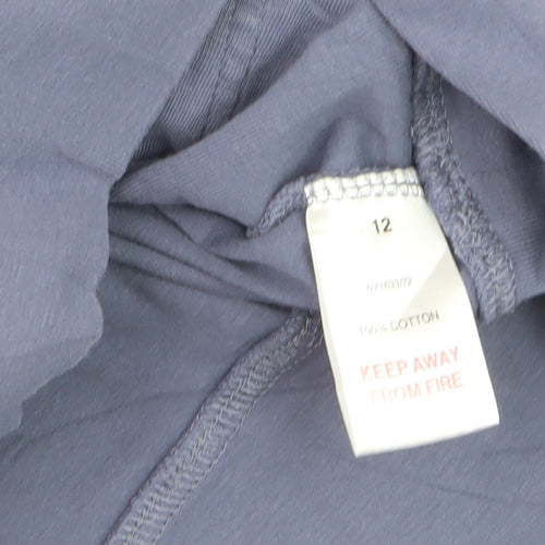 Peter Storm Womens Blue Size 12 Cotton Pullover Hoodie