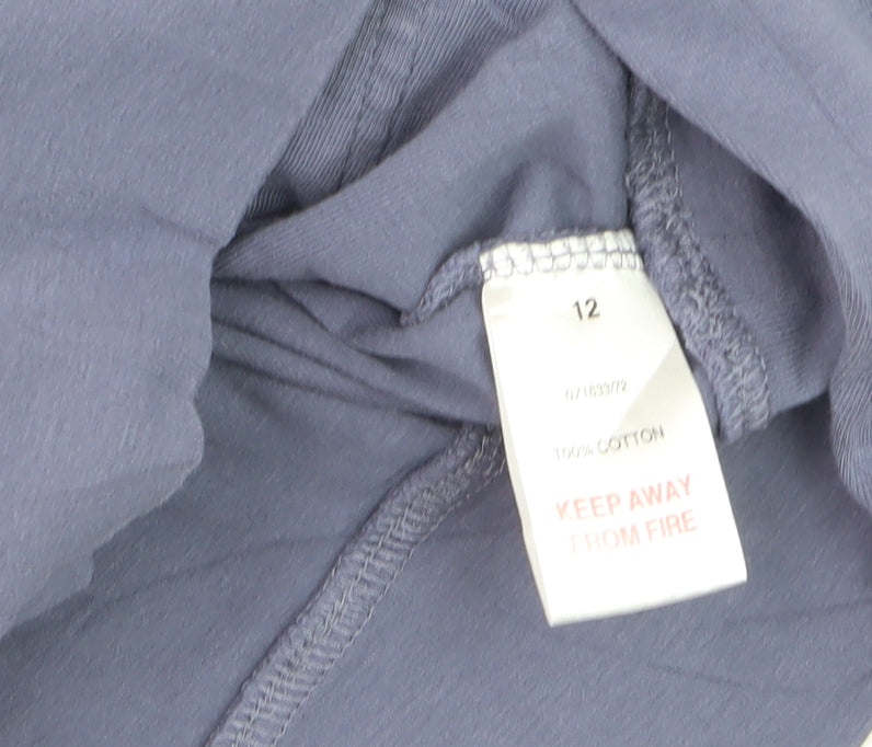 Peter Storm Womens Blue Size 12 Cotton Pullover Hoodie