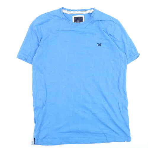 Crew Clothing Company Men's Blue M Crew Neck Cotton T-Shirt