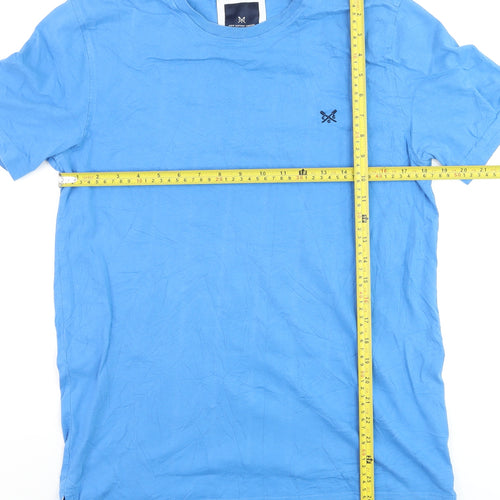 Crew Clothing Company Men's Blue M Crew Neck Cotton T-Shirt