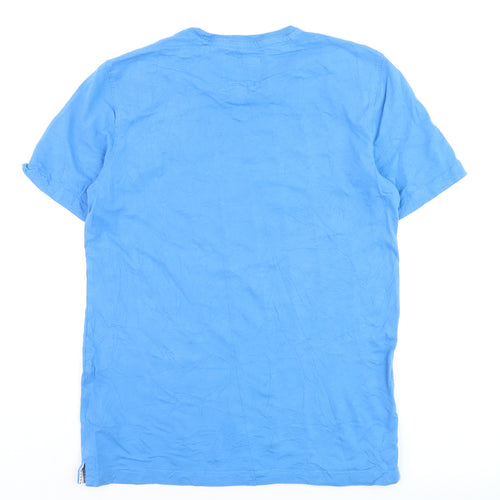Crew Clothing Company Men's Blue M Crew Neck Cotton T-Shirt