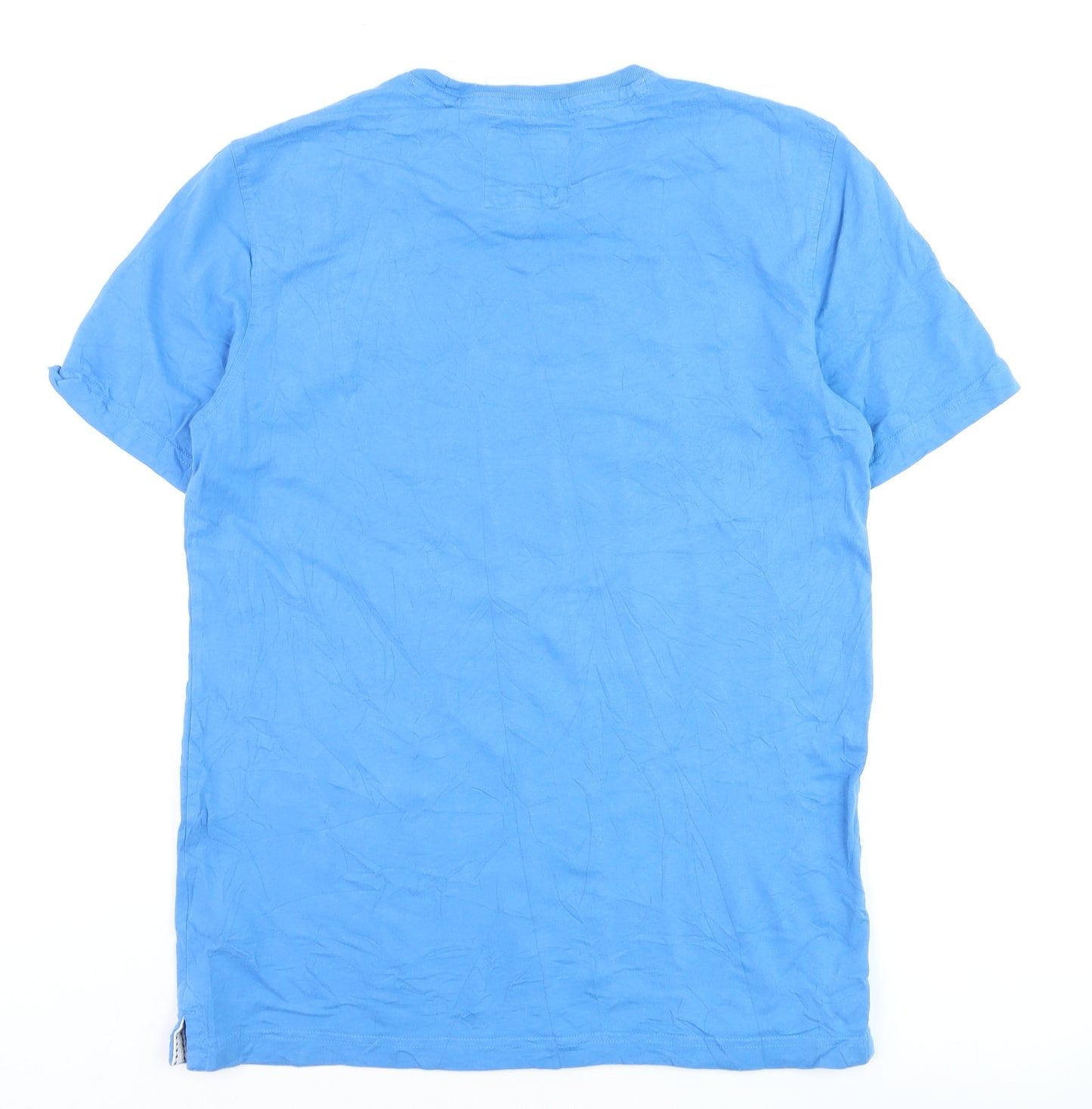 Crew Clothing Company Men's Blue M Crew Neck Cotton T-Shirt
